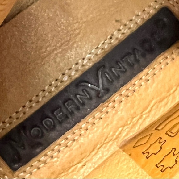 Modern Vintage Lucille Bronze Metallic Leather Burnished Ankle Boots Womens 39.5 - Picture 12 of 12